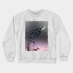 Flight to the Moon Crewneck Sweatshirt